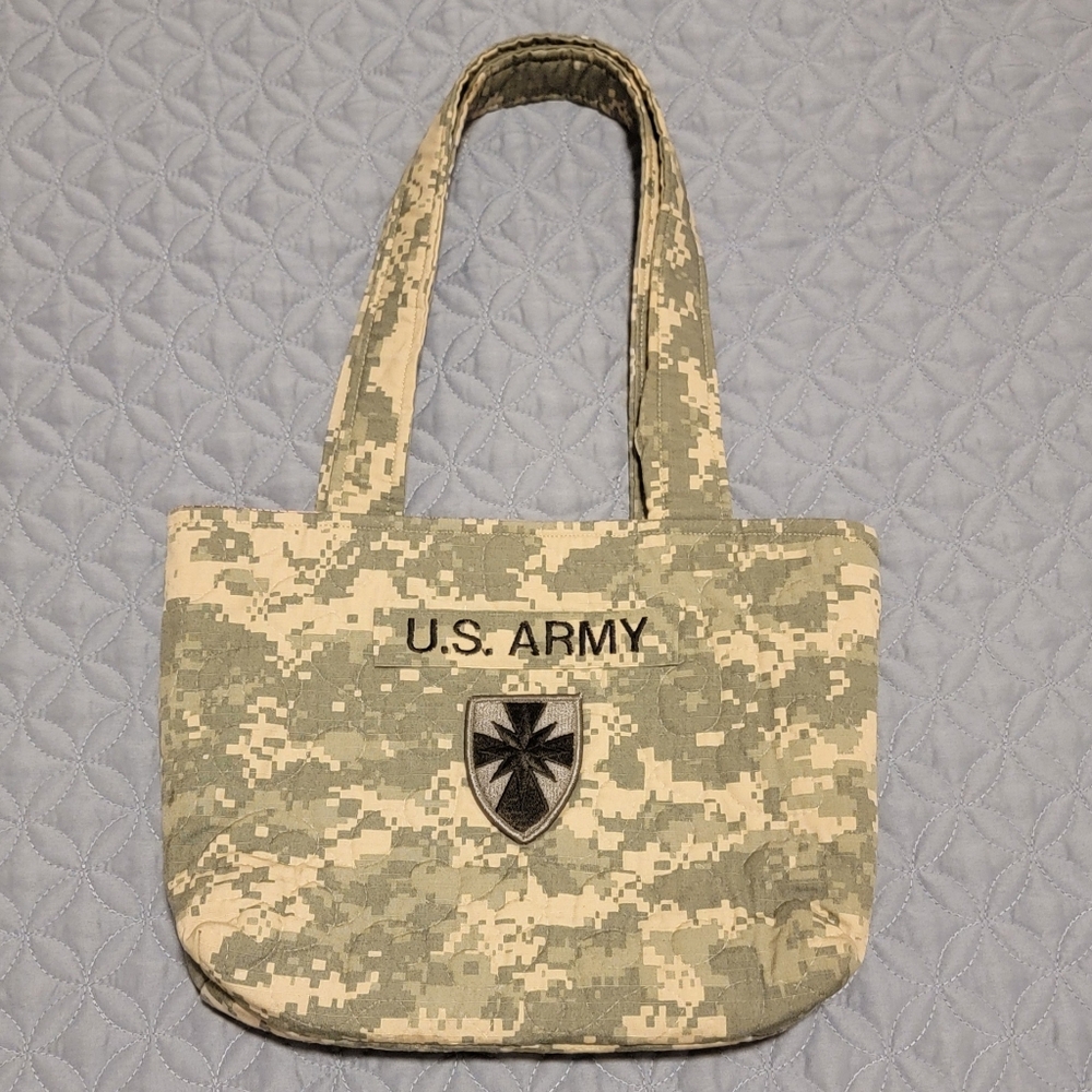 US Army Camo purse mini tote